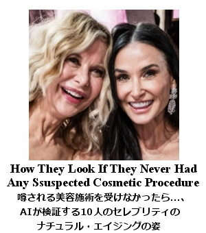 セレブリティ、ビューティー施術をしなかったら