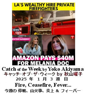 キャッチ・オブ・ザ・ウィーク, ニューヨーク, NY時事トレンド情報, Yoko Akiyama, 秋山曜子,